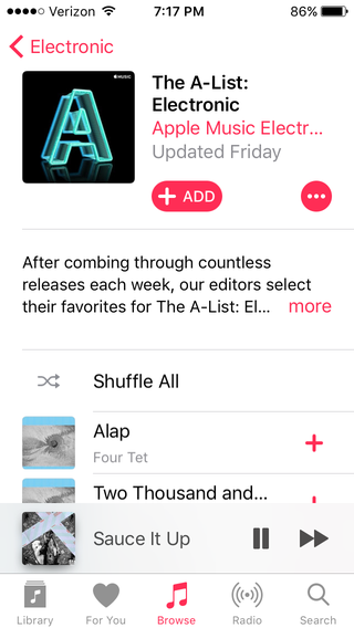 Illustration for article titled How Did Four Tet Take Over an Apple Music Playlist Last Week?